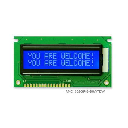 JHD 16x2 Character LCD Display With Blue Backlight