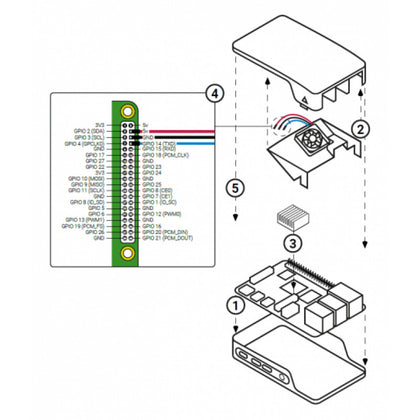 Official Raspberry Pi 4 Case Fan