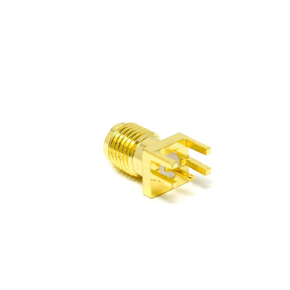 SMA Female Straight Edge PCB Mount Connector