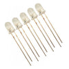 Yellow LED - 5mm Clear - 5 Pieces Pack