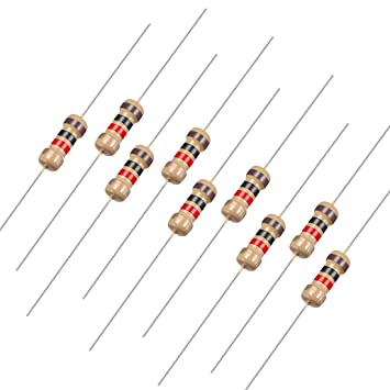 1K ohm Resistor - 1/4 Watt - 5 Pieces Pack