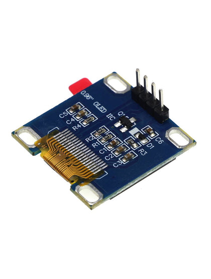 2.44 cm (0.96 Inch) I2C/IIC 128x64 OLED Display Module 4 Pin - Blue Color