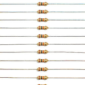 10K Resistor 0.25 Watt Carbon Film - 5 Pieces Pack