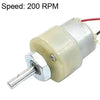 12v 200 RPM DC Gear Motor