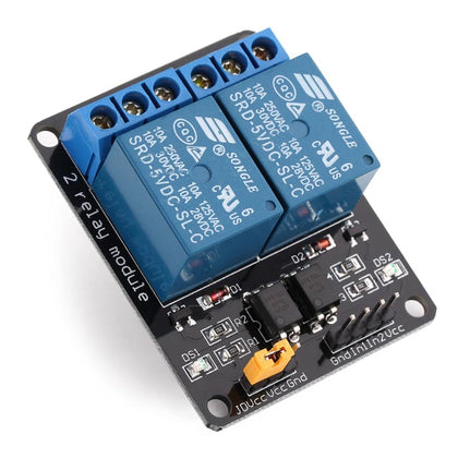 2 Channel 5V Relay Module with Optocoupler