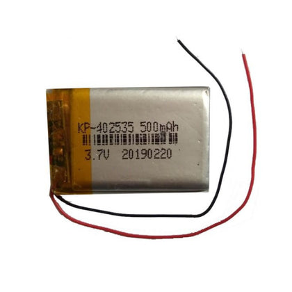 3.7V 500mAH (Lithium Polymer) Lipo Rechargeable Battery Model KP-502535