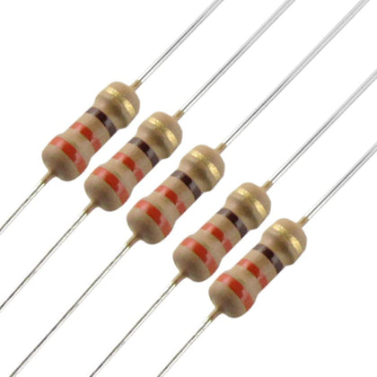 330 Ohm 250m Watt Carbon Film Resistor- 5 Pieces Pack