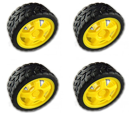 Pack of 4 - BO Wheel Yellow