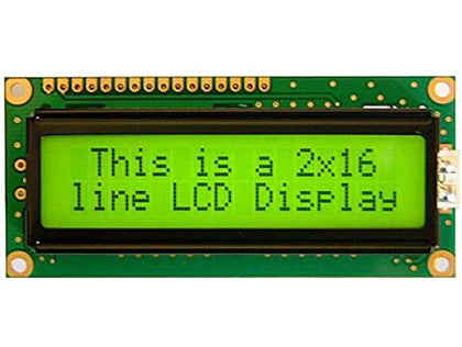 16x2 Green LCD  Display