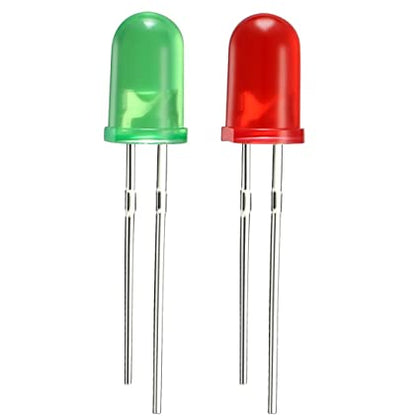 5mm Red, green LED pack