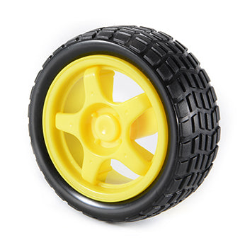 Robot Wheel for BO Motors RC Car 65 X 25 mm Approx