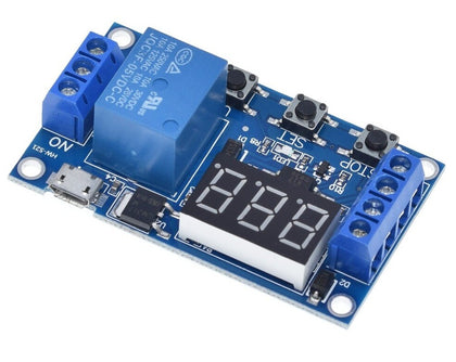 5V Delay Relay Board Digital Delay Timer Control Switch Relay Module with  LED Display