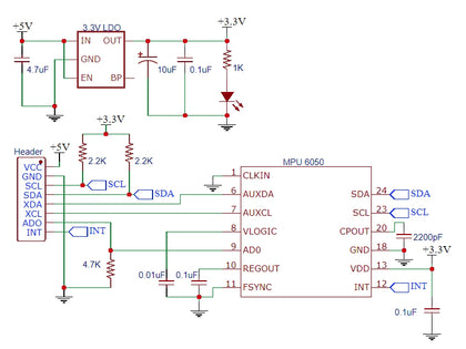 MPU6050 GY-521 Gyroscope Module 3 Axis analog gyro sensors+ Accelerometer