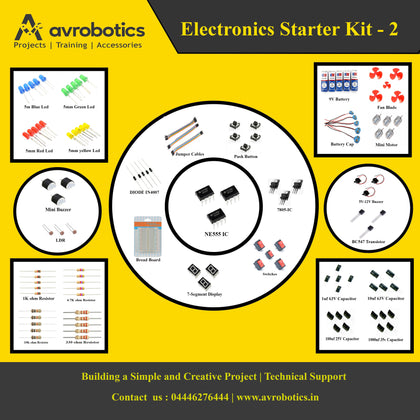 Basic Electronics Starter Kit - 2